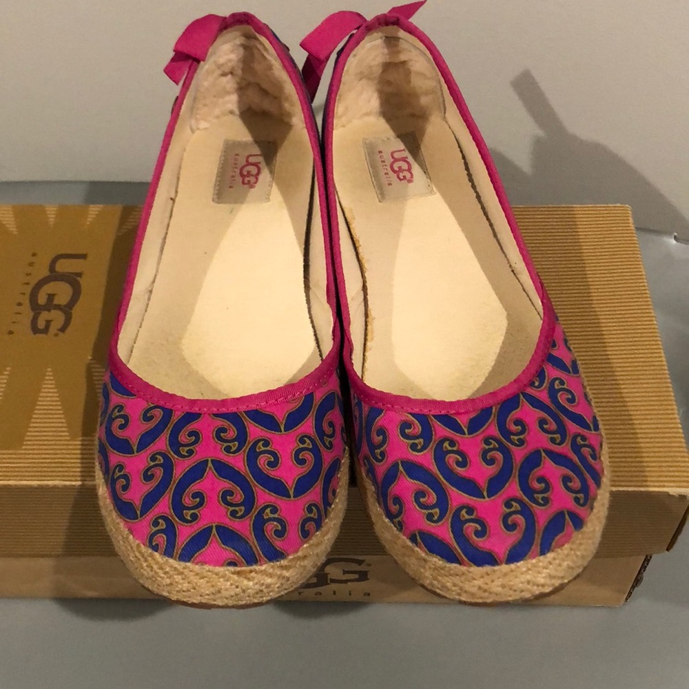 Ugg Flats- indah marrakesh - raspberry sorbet